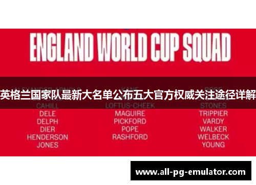 英格兰国家队最新大名单公布五大官方权威关注途径详解